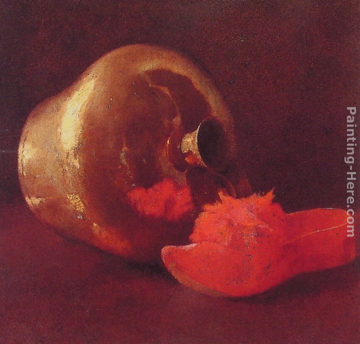 Ruby Reflection painting - Emil Carlsen Ruby Reflection art painting